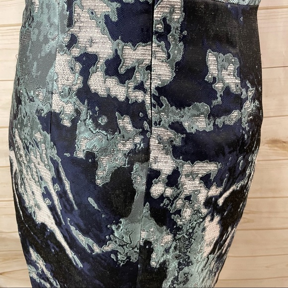 Zara Abstract Ink Splatter Jacquard Dress - Picture 13 of 14